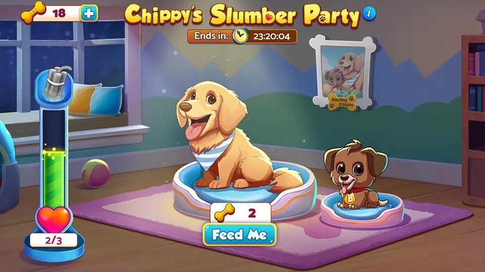 An Image of Article showing Chippy’s Slumber Party! Collection in New Bingo Room