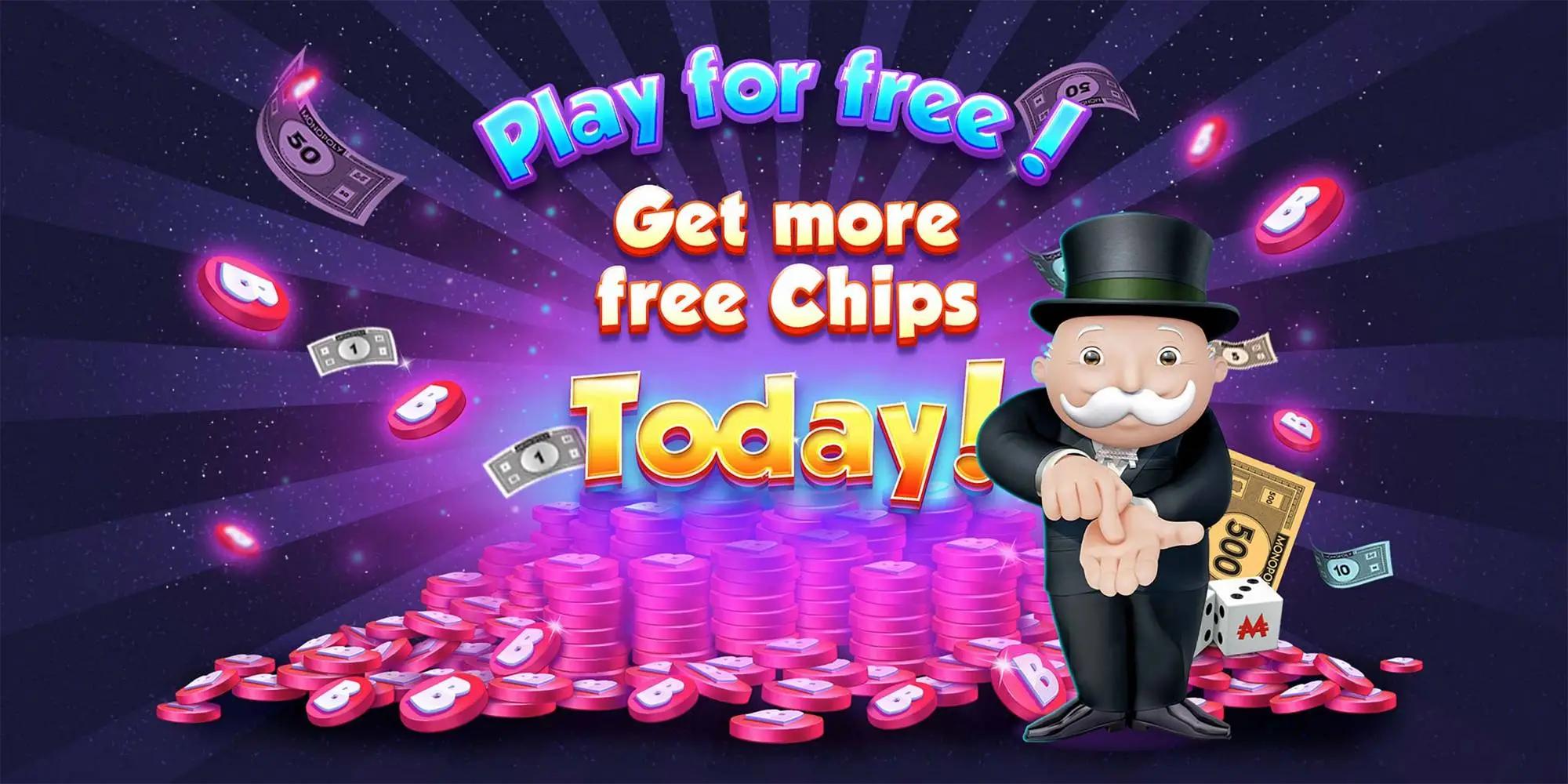 Image showing play free desktop for Monopoly Bingo Bash