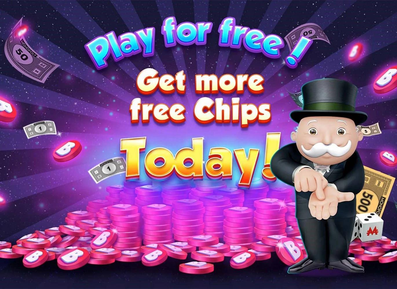 Image showing play free desktop for Monopoly Bingo Bash
