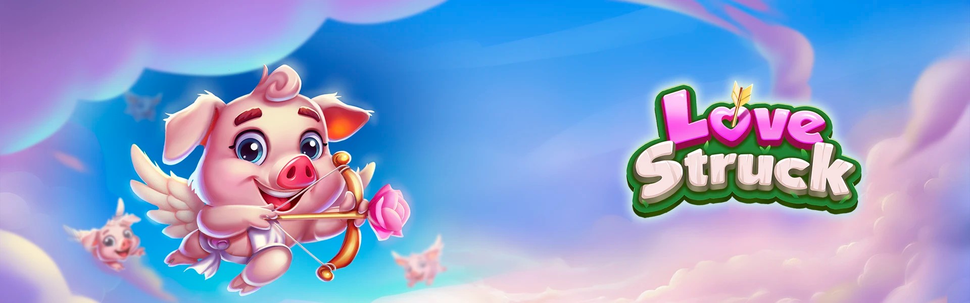 Image Showing Banner Of cupids and healed hearts in Love Struck Bingo Room