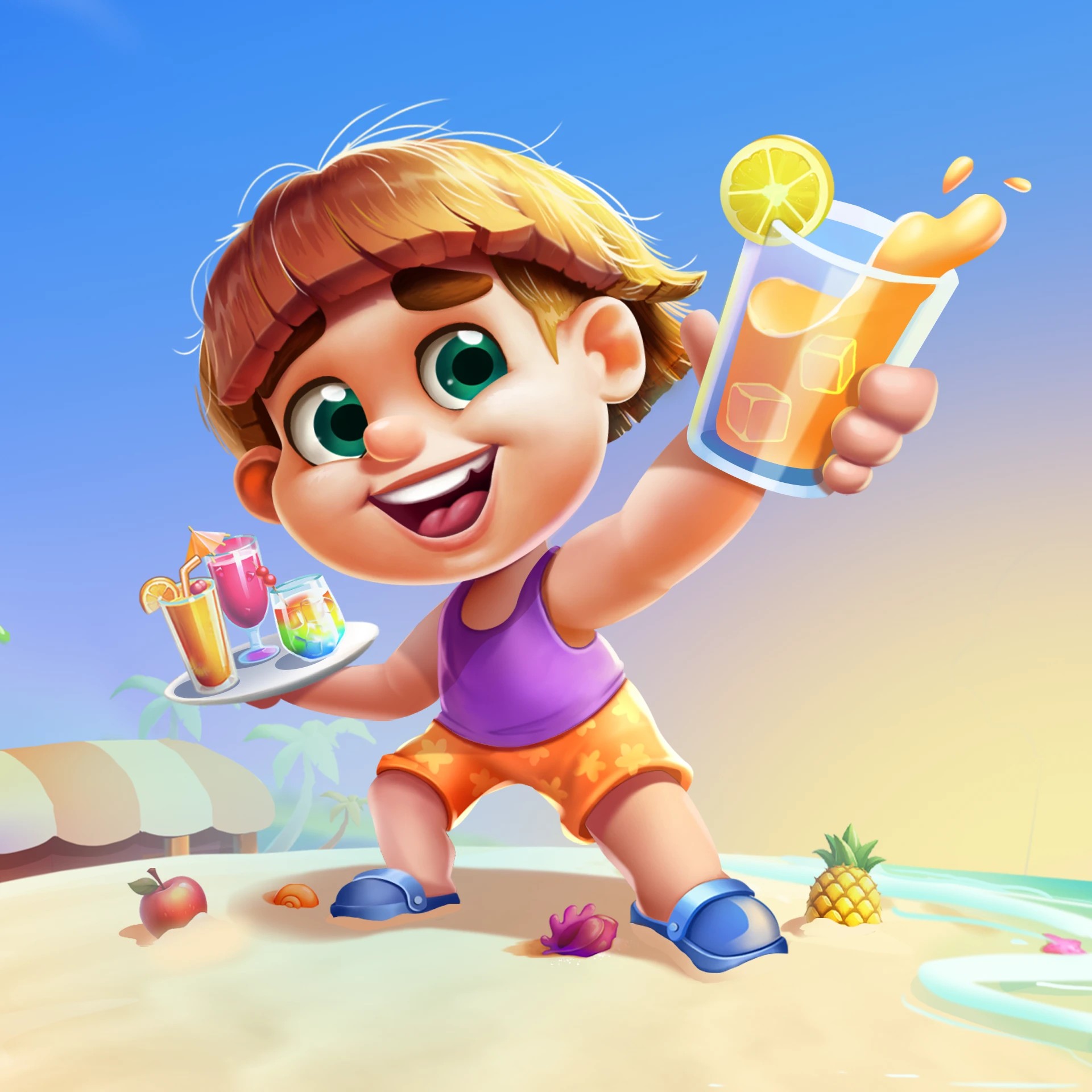 Image Showing Banner Of Juice stand and drinks In New Sip Sip Hooray! Bingo Room